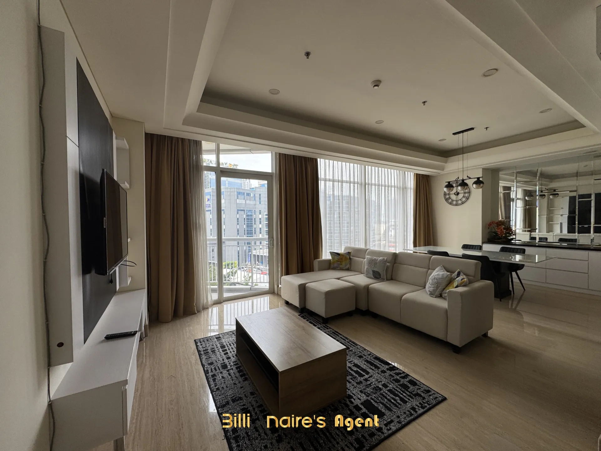 Dijual Apartemen 3 Kamar Full Furnish di South Hills Apartment Jakarta