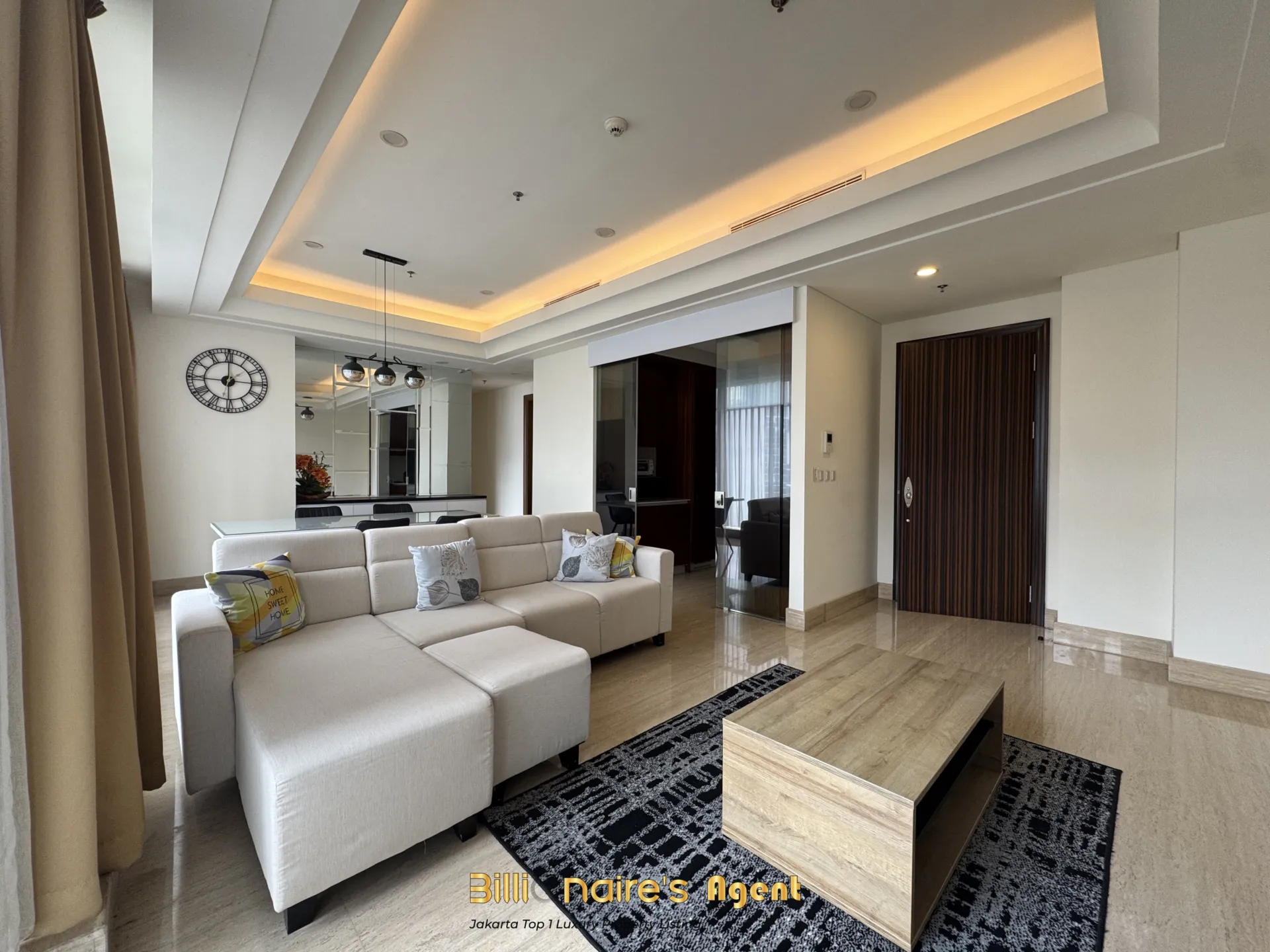 Dijual Apartemen 3 Kamar Full Furnish di South Hills Apartment Jakarta