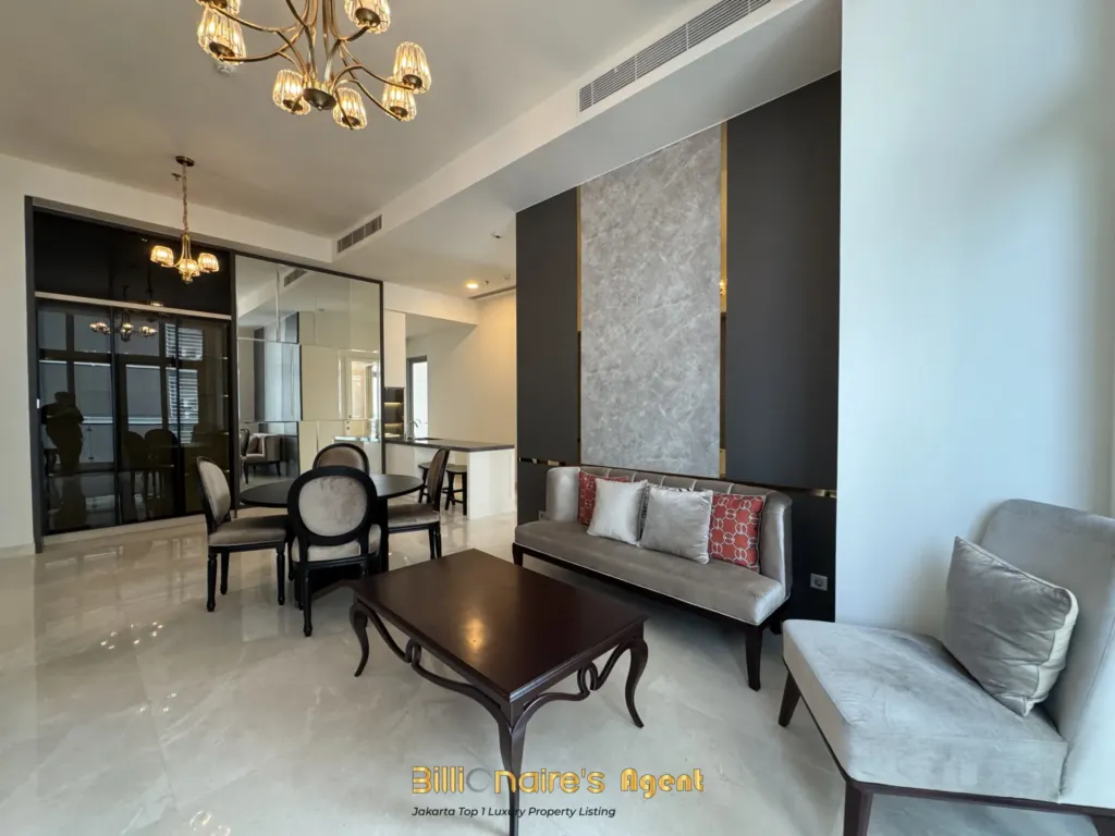 Dijual Apartemen Mewah 2 Kamar Full Furnished di The Stature Jakarta