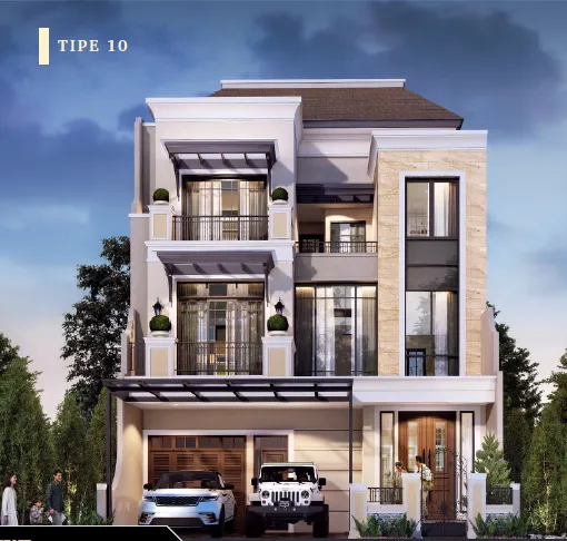 Dijual Rumah Tipe 10 Harrington 3 Lantai di Bukit Podomoro Jakarta Timur
