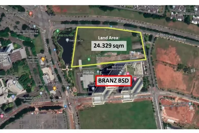 Billionaire's Agent - Dijual Tanah Kavling BSD City Ls.24329 m² di Tangerang Banten