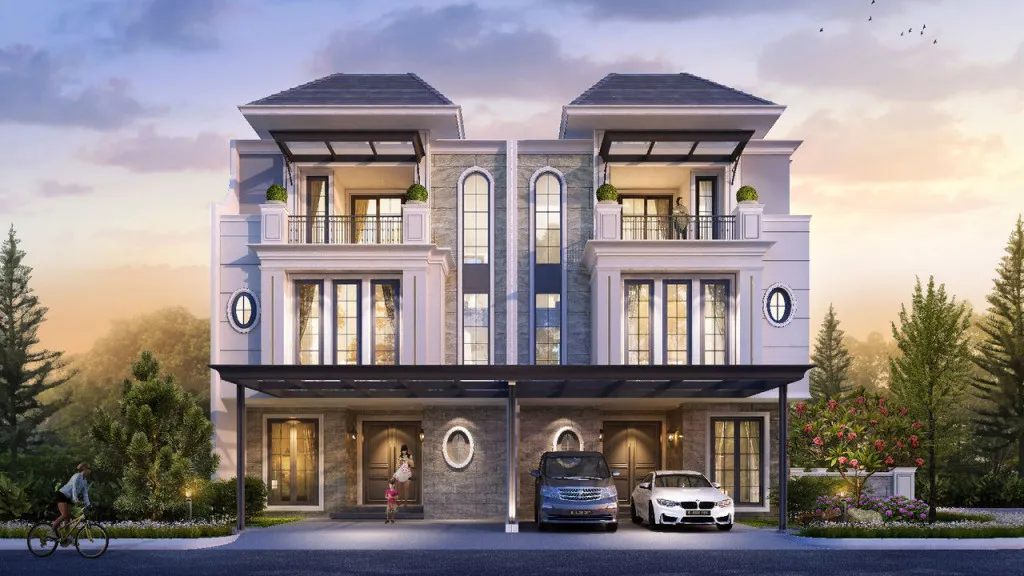 Dijual Rumah 3 Lantai Tipe 8 di Bukit Podomoro Jakarta Timur