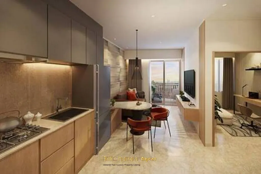 Billionaire's Agent - Dijual Apartemen tipe 2 Kamar di KIZO Residence, Jakarta Selatan