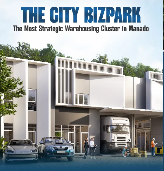 Billionaire's Agent - Dijual Gudang 2 Lantai 408m² di The City BizPark MENADO Sulawesi Utara