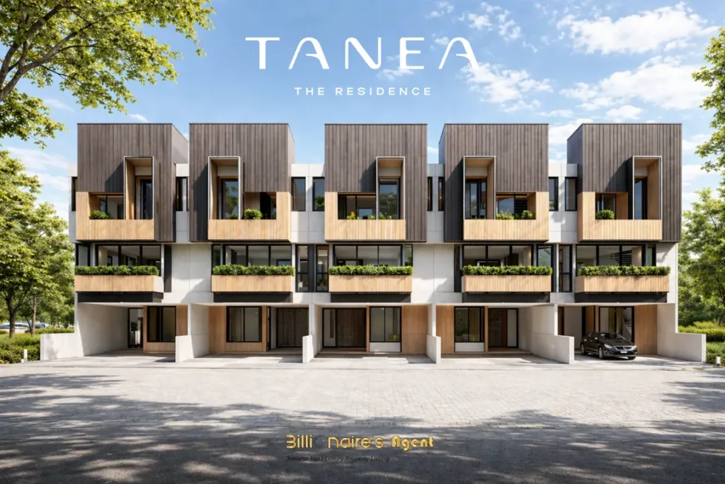 Billionaire's Agent - Dijual Rumah 3 Lantai di TANEA The Residence ,Pasar Minggu, Jakarta