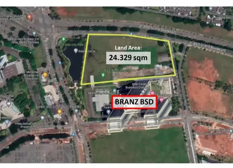 Billionaire's Agent - Dijual Tanah Kavling BSD City Ls.24329 m² di Tangerang Banten