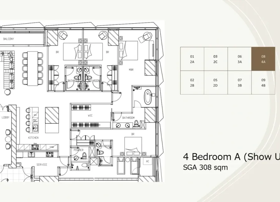 Billionaire's Agent - Dijual Apartemen 4 Kamar Type A Mewah HighZone di TWO SUDIRMAN Jakarta