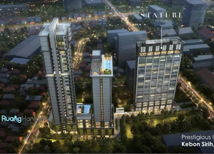 Dijual Gedung Kantor 21 Lantai Stature Office Tower Menteng, Jakarta Pusat