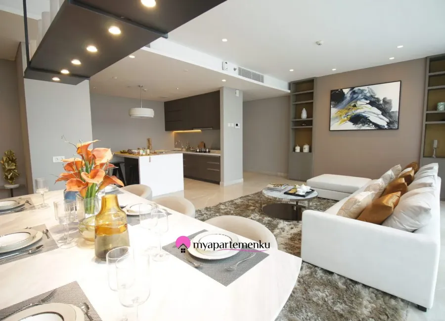 Billionaire's Agent - Disewa Apartemen 3 Kamar Interior Mewah di Casa Domaine Jakarta