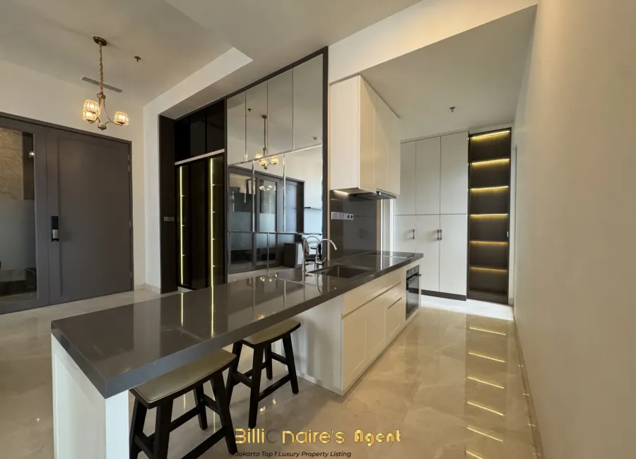 Dijual Apartemen Mewah 2 Kamar Full Furnished di The Stature Jakarta