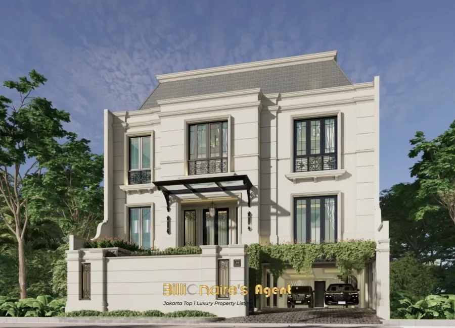 Dijual Rumah Mewah 3 Lantai Semi Furnished di Panglima Polim, Kebayoran Baru, Jakarta Selatan