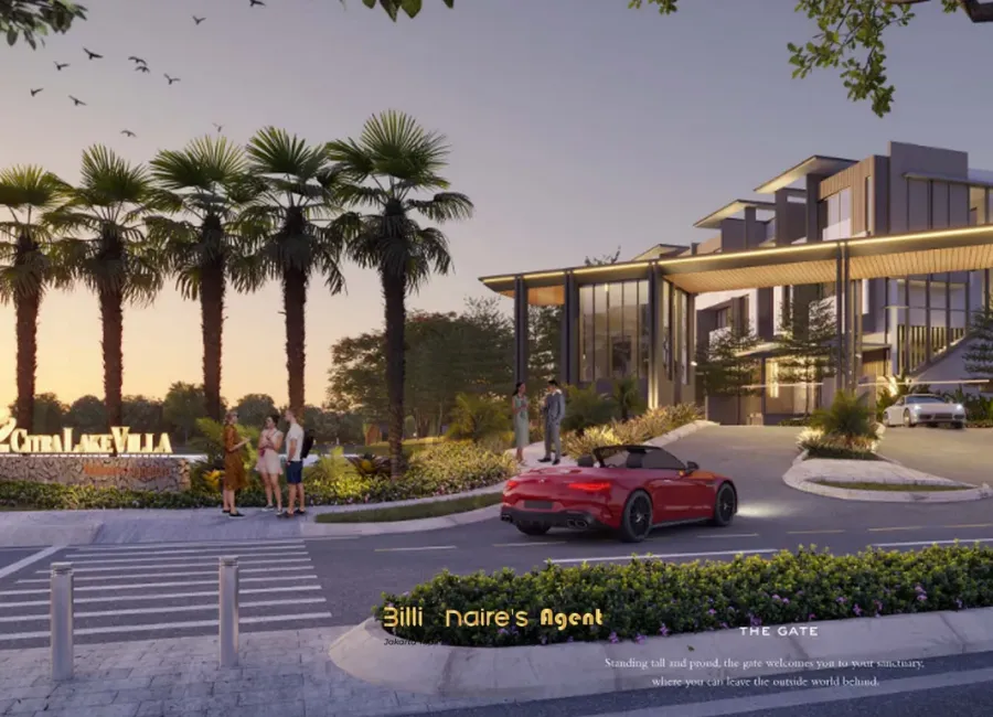 Billionaire's Agent - Dijual Rumah 4 Lantai View Danau di CitraLake Villa Jakarta Barat