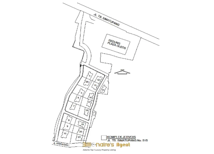 Billionaire's Agent - Dijual Komplek Perumahan di JERVOIS Park TB Simatupang Jakarta Selatan