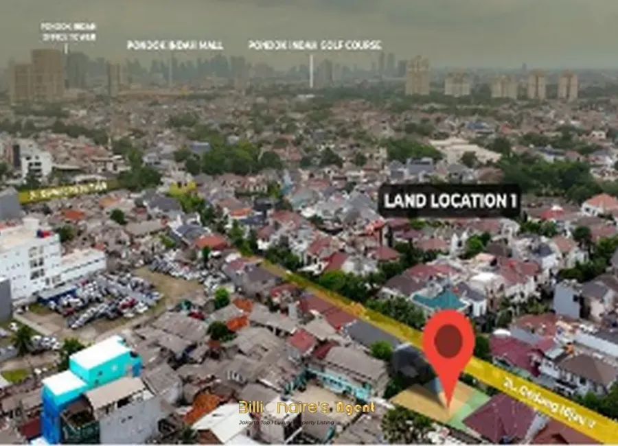 Billionaire's Agent - Dijual Kavling Siap Bangunan Luas 249 m² di Gedung Hijau, Jakarta