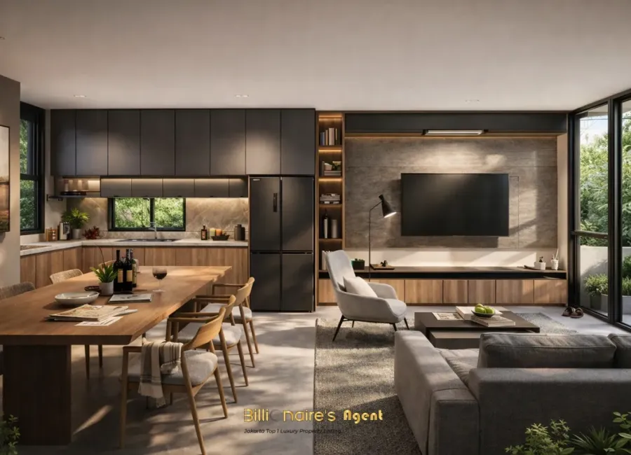 Billionaire's Agent - Dijual Rumah 3 Lantai di TANEA The Residence ,Pasar Minggu, Jakarta