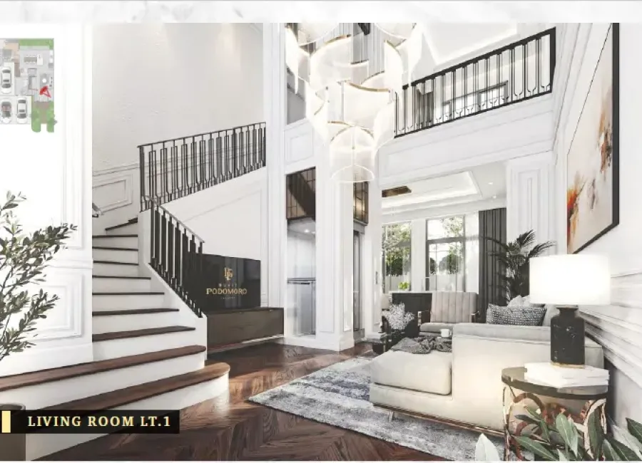 Dijual Rumah Tipe 10 Harrington 3 Lantai di Bukit Podomoro Jakarta Timur