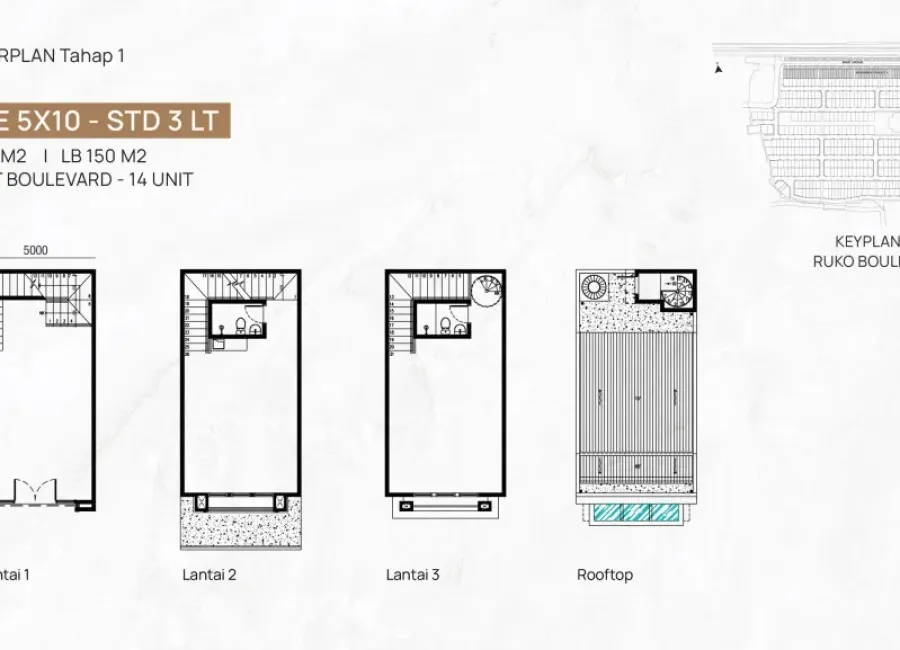 Bukit Boulevard 3 Lantai STD